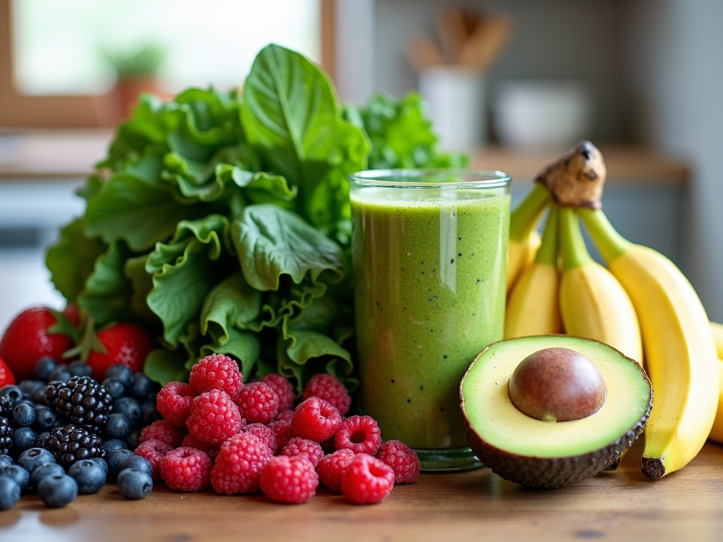Ingrediente proaspete pentru smoothie-uri sănătoase