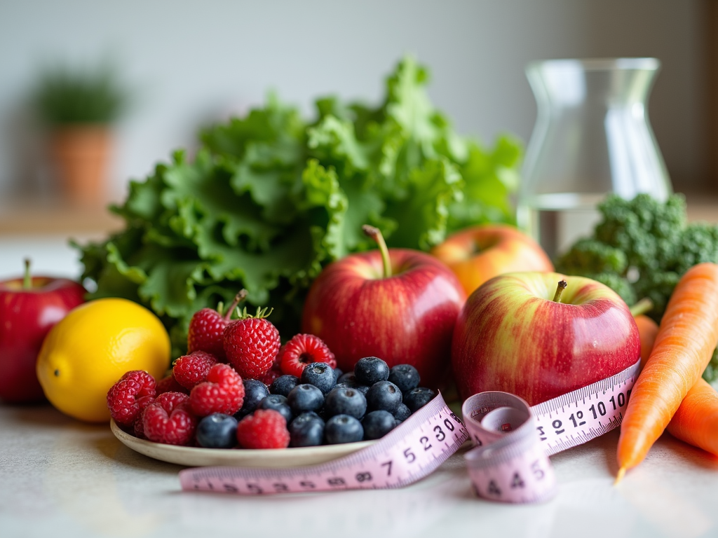 Fructe și legume proaspete pentru o dietă sănătoasă de slăbit