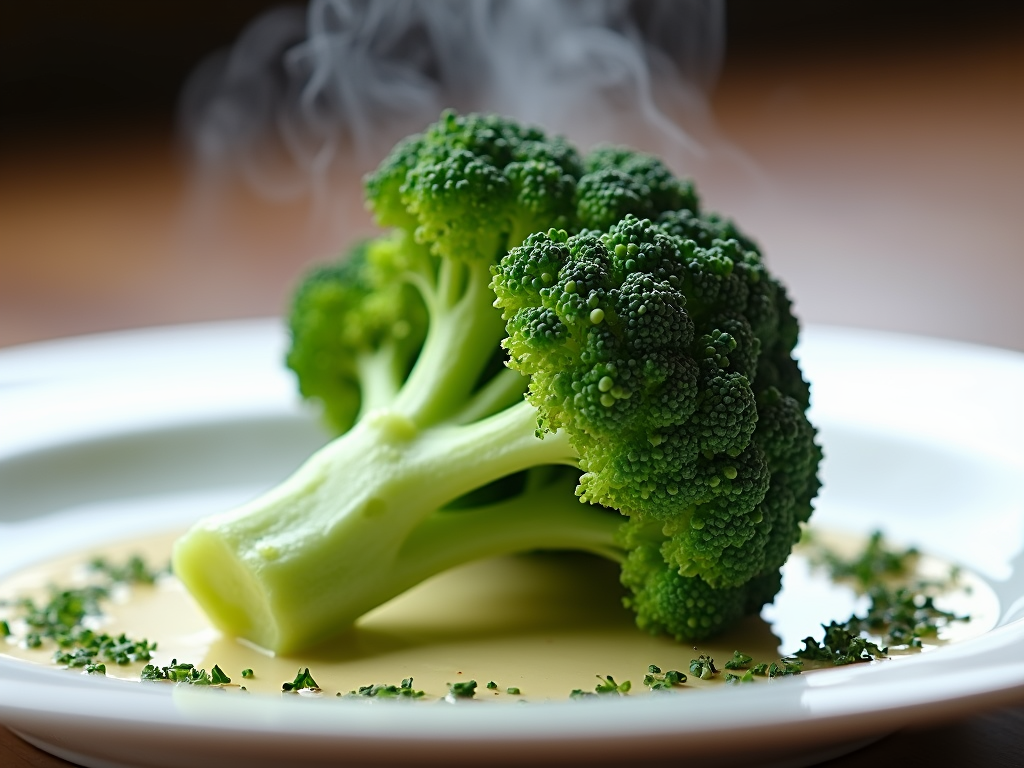 Broccoli aburit cu ierburi aromatice