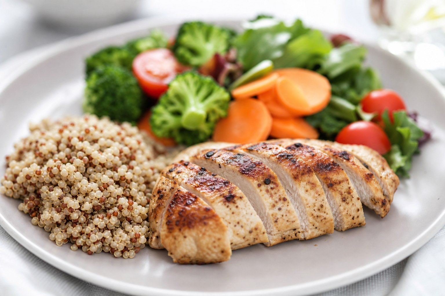 Dietă echilibrată pentru pierderea în greutate - masă perfect echilibrată