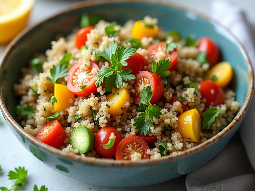 Salată de quinoa cu legume pentru slăbit