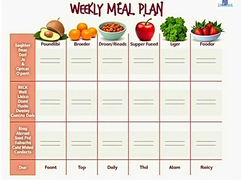 Plan alimentar săptămânal sănătos