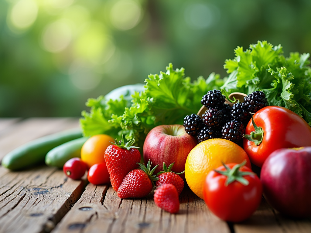 Fructe și legume proaspete pentru o dietă sănătoasă