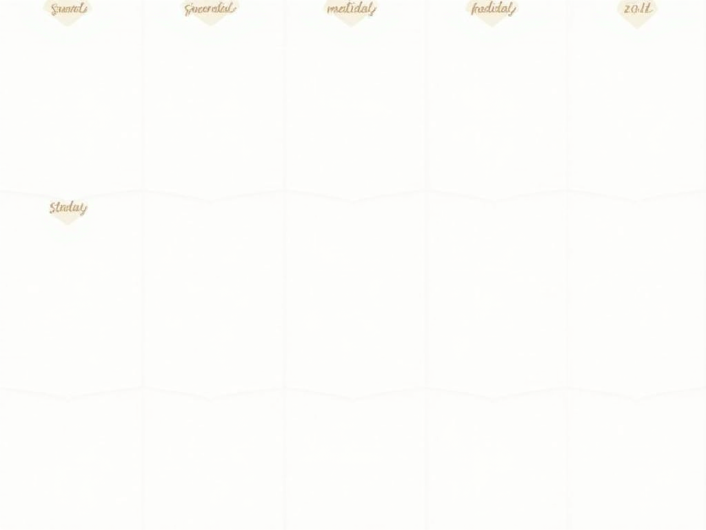 Un șablon de planificator de mese săptămânal cu zilele săptămânii și categoriile de mese