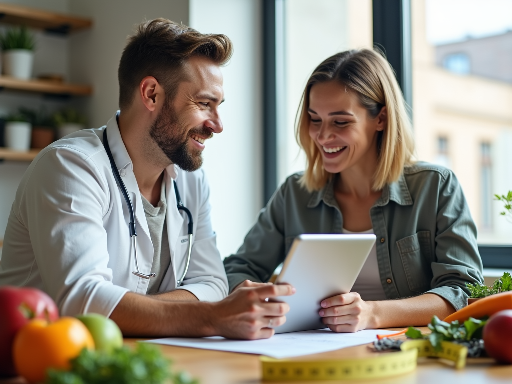Consultație cu un nutriționist pentru un regim de slăbit personalizat