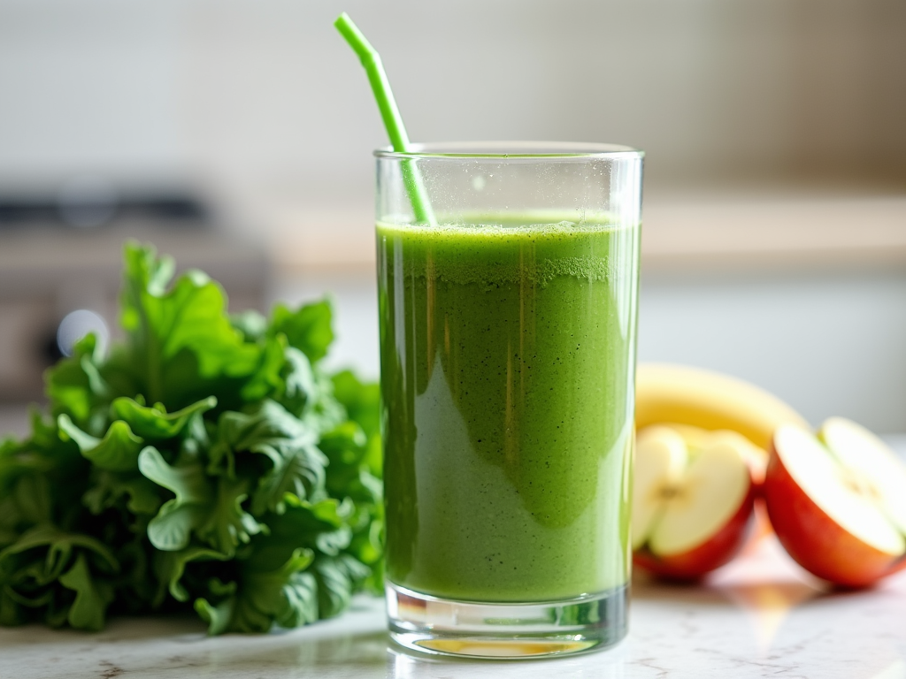 Smoothie verde energizant