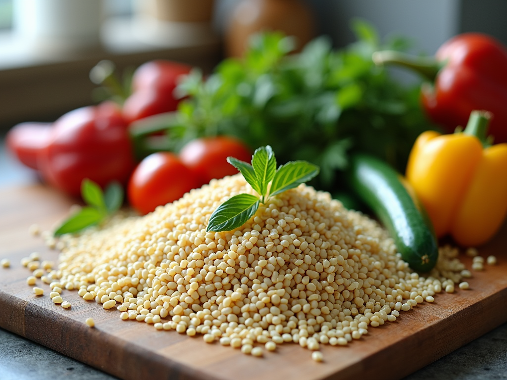 Blat de bucătărie cu ingrediente pentru o rețetă sănătoasă.