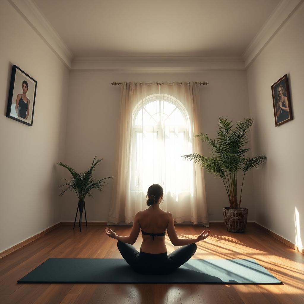 Yoga pentru relaxare și sănătate.