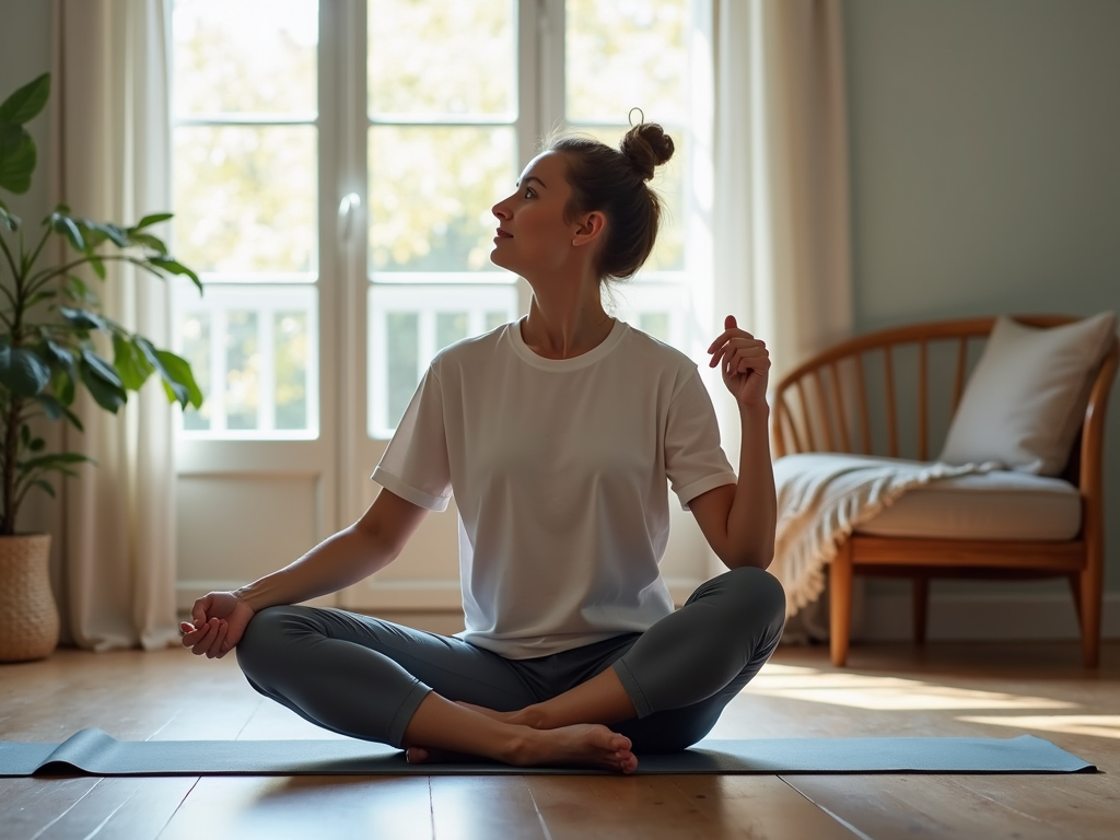 Stretching acasă pentru odihnă activă
