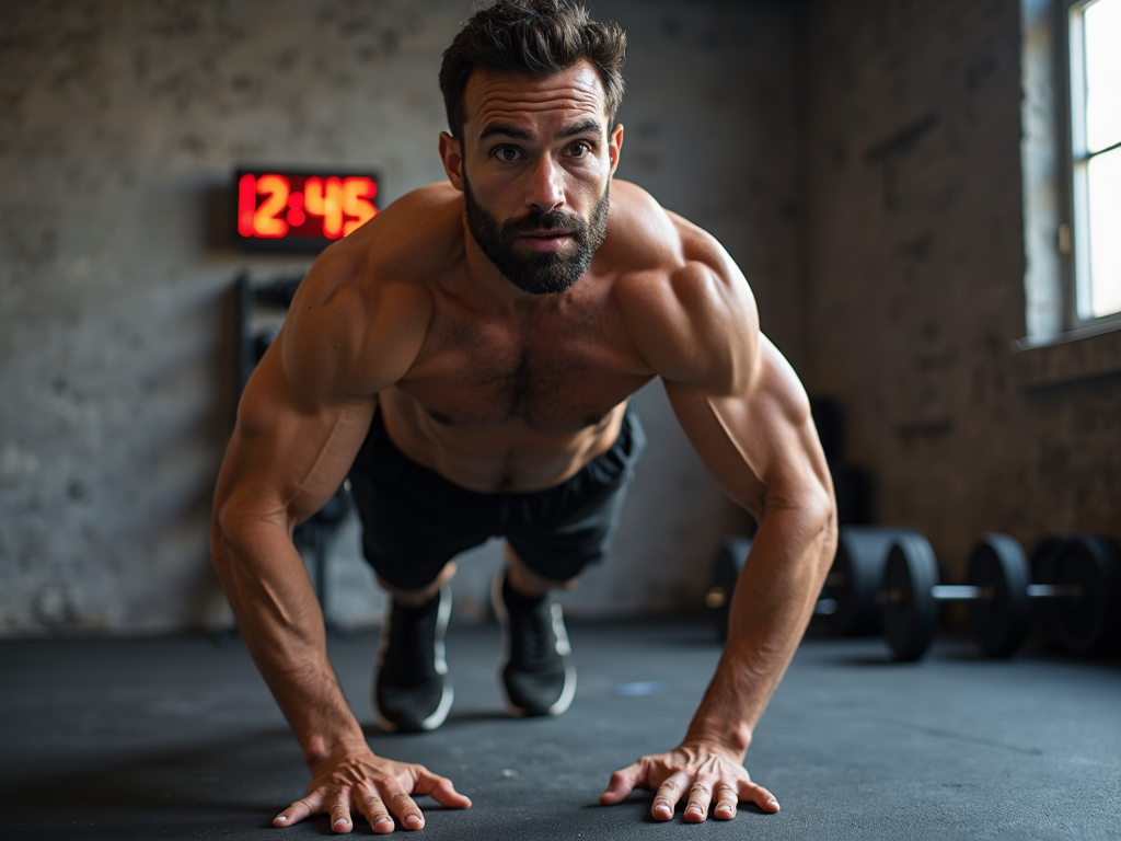 Antrenament HIIT în acțiune