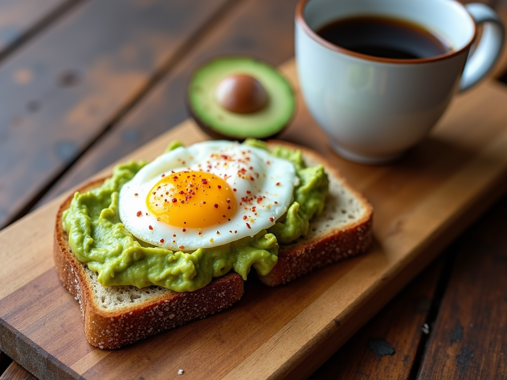 Avocado toast cu ou poșat