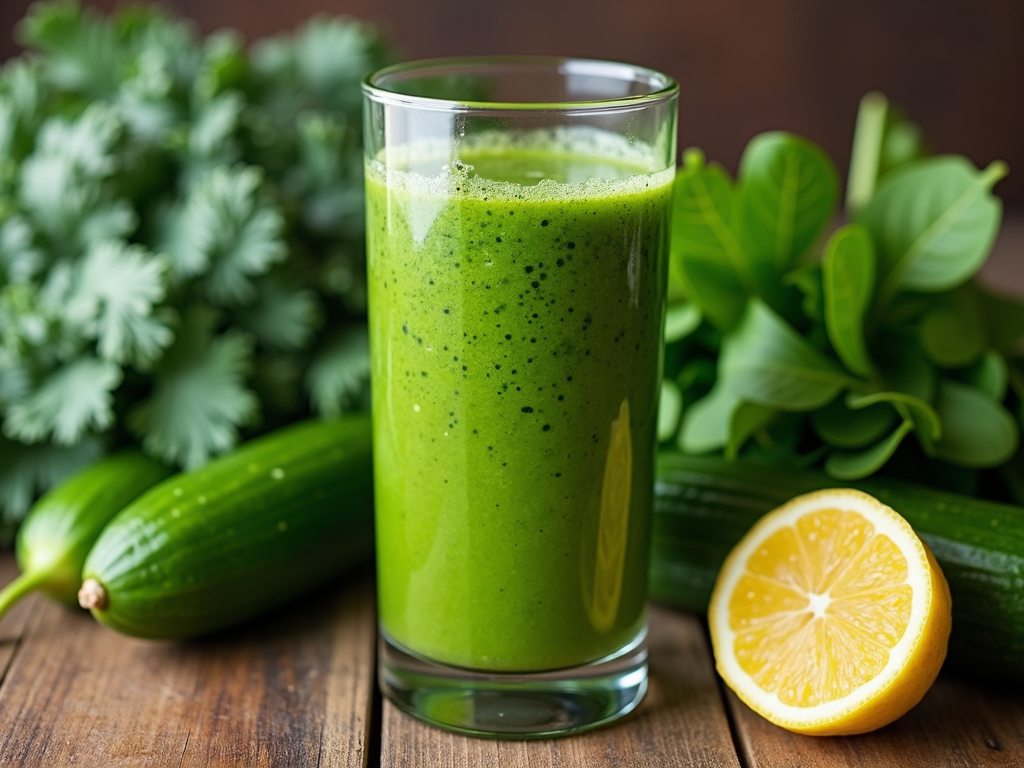 Smoothie verde pentru detoxifiere