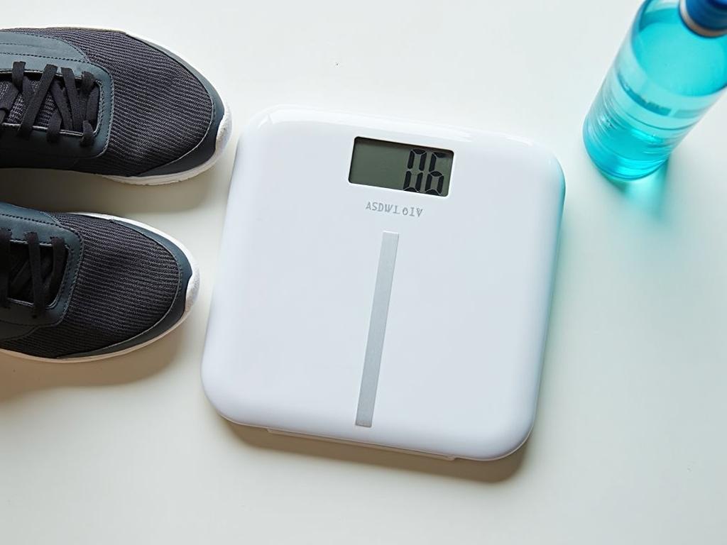 Un panou motivațional cu imagini de mese sănătoase, o persoană fit care face exerciții și citate inspiraționale.